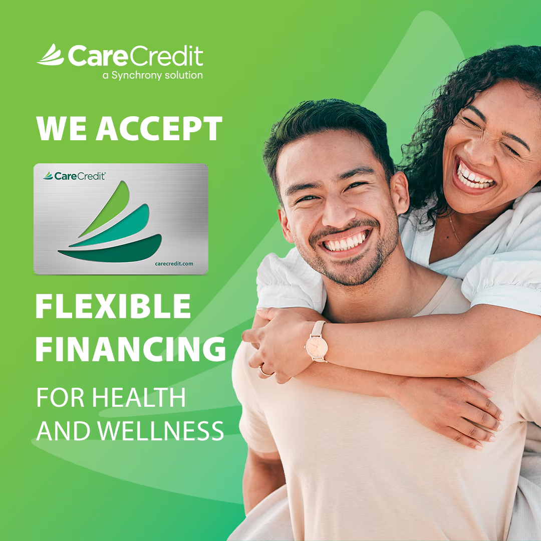 We accept CareCredit